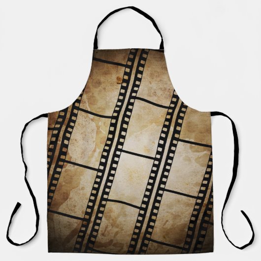 ヴィンテージ背景（フィルムフレームフィルム）、写真、abs エプロン (正面)