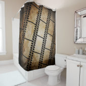 ヴィンテージ背景(フィルムフレームフィルム)、写真、abs シャワーカーテン (インサイチュ)