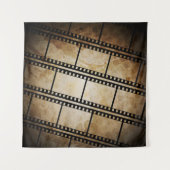 ヴィンテージ背景(フィルムフレームフィルム)、写真、abs タペストリー (正面(横))