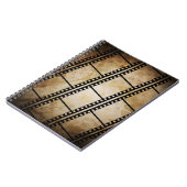 ヴィンテージ背景(フィルムフレームフィルム)、写真、abs ノートブック (左側)