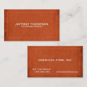 ヴィンテージ背景 名刺 (正面/裏面)