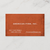 ヴィンテージ背景 名刺 (裏面)