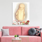 ヴィンテージ胎児解剖学キャンバス キャンバスプリント (インサイチュ (リビング))