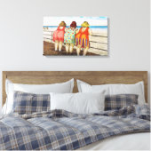 ヴィンテージ脂肪底の女の子 キャンバスプリント (インサイチュ (寝室))