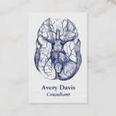 ヴィンテージ脳底の解剖神経 名刺 (正面)
