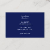 ヴィンテージ脳底の解剖神経 名刺 (裏面)