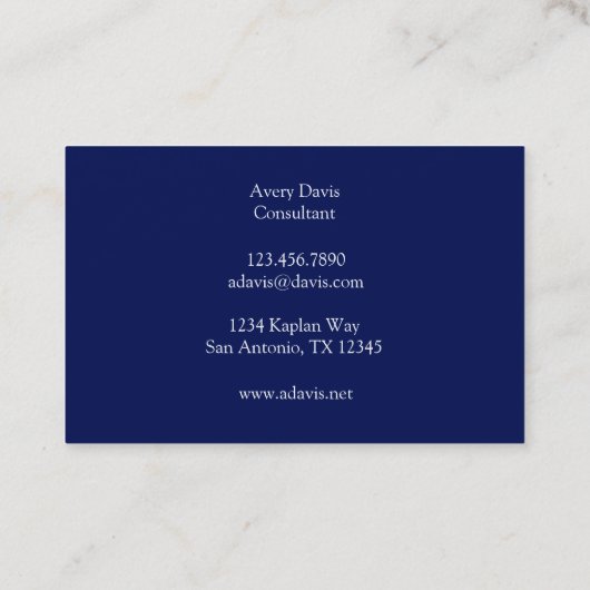 ヴィンテージ脳底の解剖神経 名刺 (裏面)