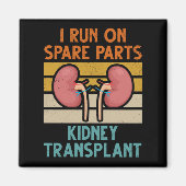 ヴィンテージ腎移植スペアパーツ マグネット (正面)