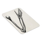 ヴィンテージ腕のボーンパーソナライズされたレトロボーン マグネット (右側)