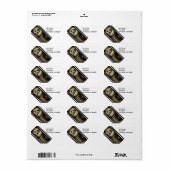 ヴィンテージ膜 ラベル (フルシート)