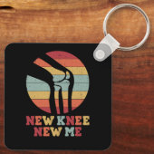 ヴィンテージ膝置換手術回復新膝 キーホルダー (裏面)
