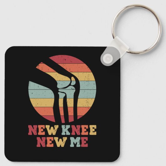 ヴィンテージ膝置換手術回復新膝 キーホルダー (裏面)