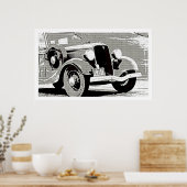 ヴィンテージ自動ポスター ポスター (キッチン)