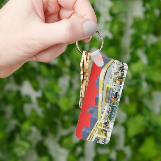 ヴィンテージ自動整備士完全車サービスガレージ キーホルダー (手)