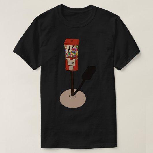 ヴィンテージ自動販売機 Tシャツ (デザイン正面)