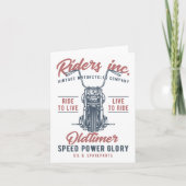 ヴィンテージ自動車会社 カード (正面)