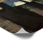 ヴィンテージ自動車修理サービス事業自動整備士 ポスター (角)