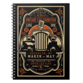 ヴィンテージ自動車展示会誌 ノートブック (正面)