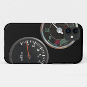 ヴィンテージ自動車楽器/クラシック自動車ゲージ Case-Mate iPhoneケース (裏面(横))