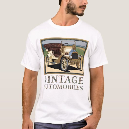 ヴィンテージ自動車Tシャツ Tシャツ (正面)