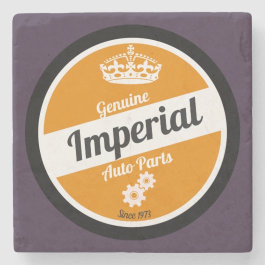 ヴィンテージ自動部品 ストーンコースター (正面)