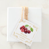 ヴィンテージ自家製さくらんぼジャムスクエアつるラベル フェイバータグ (インサイチュ)