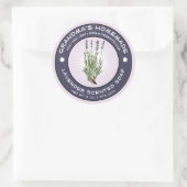 ヴィンテージ自家製の香り付きソープラベルテンプレート ラウンドシール (バッグ)