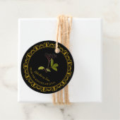 ヴィンテージ自家製エルダーベリージャムつるラベルlブラック フェイバータグ (インサイチュ)