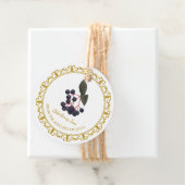 ヴィンテージ自家製エルダーベリージャムつるラベルlホワイト フェイバータグ (インサイチュ)