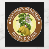 ヴィンテージ自家製クリンスワインテンプレート ワインラベル (シングルラベル)