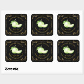 ヴィンテージ自家製グアバジャムスクエアラベル スクエアシール (シート)