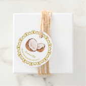 ヴィンテージ自家製ココナッツ油ラベル フェイバータグ (インサイチュ)