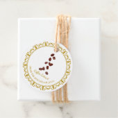 ヴィンテージ自家製コーヒーエキスつるラベル フェイバータグ (インサイチュ)