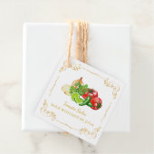 ヴィンテージ自家製サルサスクエアつるラベル フェイバータグ (インサイチュ)