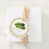 ヴィンテージ自家製ズッキーニピックルつるラベル フェイバータグ (インサイチュ)