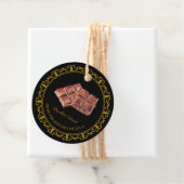 ヴィンテージ自家製チョコレートエキスつるラベル フェイバータグ (インサイチュ)