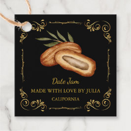 ヴィンテージ自家製デイトジャムスクエアつるラベル フェイバータグ