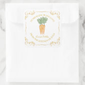 ヴィンテージ自家製ニンジン漬けスクエアラベル スクエアシール (バッグ)