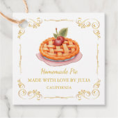 ヴィンテージ自家製パイスクエアつるラベル フェイバータグ (正面)