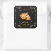 ヴィンテージ自家製パイスクエアラベル スクエアシール (バッグ)