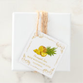 ヴィンテージ自家製パイナップルジャムスクエアつるラベル フェイバータグ (インサイチュ)