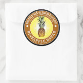 ヴィンテージ自家製パイナップルパンテンプレート ラウンドシール (バッグ)