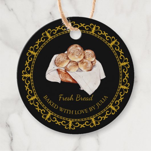 ヴィンテージ自家製パンつるラベル フェイバータグ (正面)