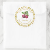 ヴィンテージ自家製ビーエピックレーベルlホワイト ラウンドシール (バッグ)