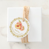 ヴィンテージ自家製ピーチジャムつるラベルlホワイト フェイバータグ (インサイチュ)