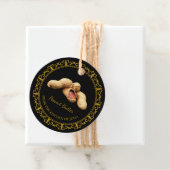 ヴィンテージ自家製ピーナッツバターつるラベルlブラック フェイバータグ (インサイチュ)