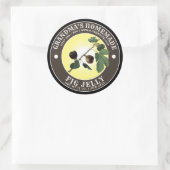 ヴィンテージ自家製フィグゼリーテンプレート ラウンドシール (バッグ)