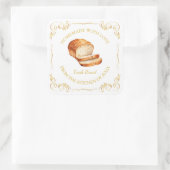 ヴィンテージ自家製フレッシュブレッドスクエアラベル スクエアシール (バッグ)