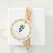 ヴィンテージ自家製ブラックベリージャムつるラベルlホワイト フェイバータグ (インサイチュ)