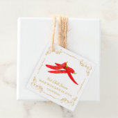 ヴィンテージ自家製ホットチリソーススクエアつるラベル フェイバータグ (インサイチュ)